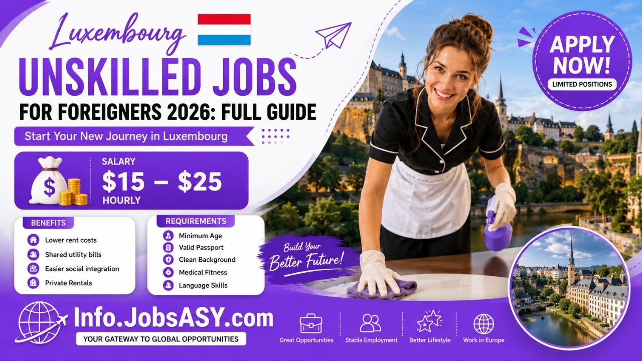 Luxembourg Unskilled Jobs